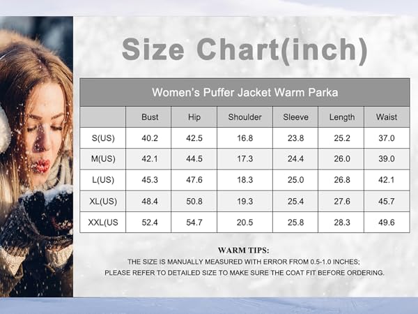 GGleaf Women''s Hooded Warm Winter Coat Quilted Thicken Puffer Jacket with Removable Fur Hood