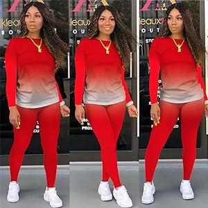 Womens Fashion 2 Piece Outfits Jogging Tracksuit Pullover Hoodie Sweatpants Set Sport Lounge Wear