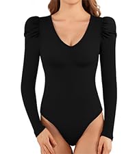 puff sleeve bodysuit