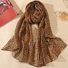 Leopard Brown Sarong Cover up