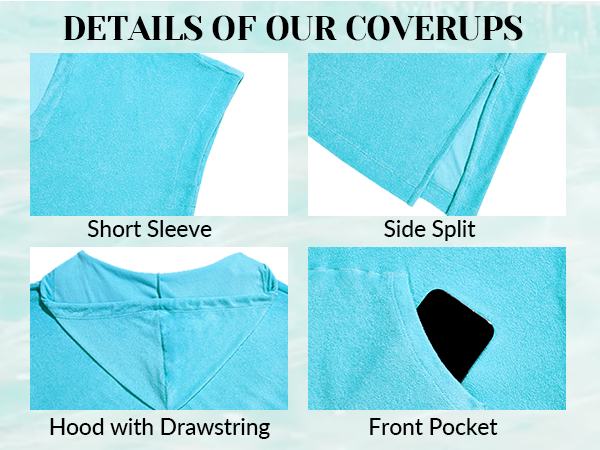 swim cover up for women hooded