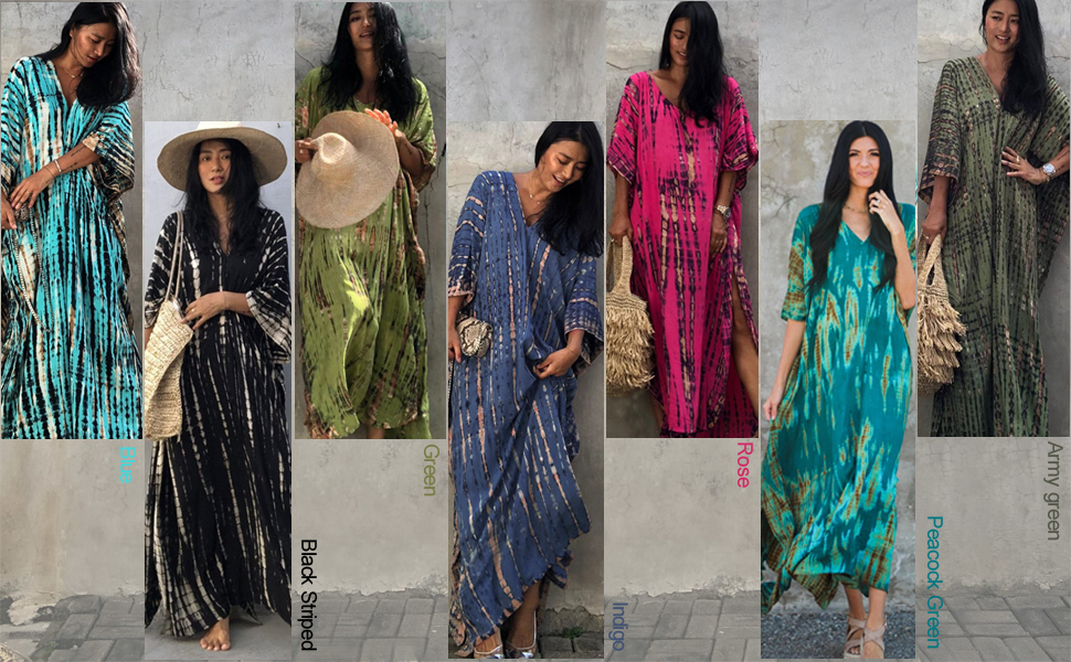 womens kaftan beach cover up