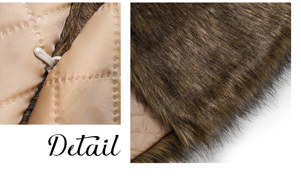 fur waist coat for women