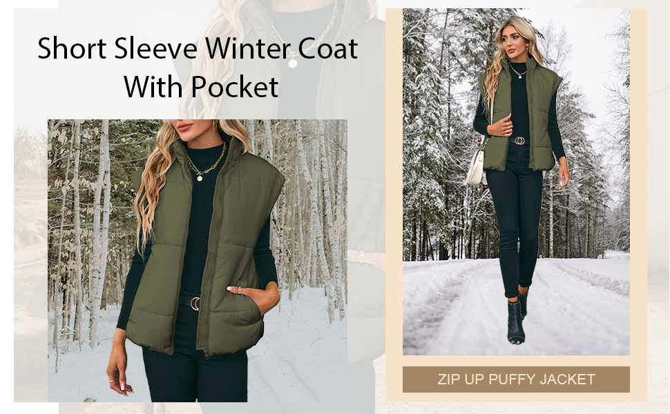 gilet padded jackets for women