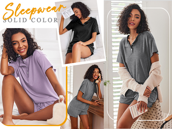 Womens Sleepwear Shirts and Shorts