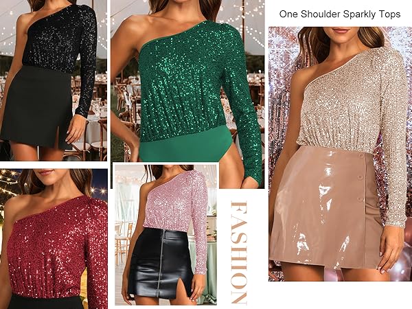 fashion sequin tops