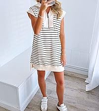 knit striped dresses