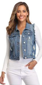 jean vest women