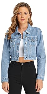 cropped jean jackets