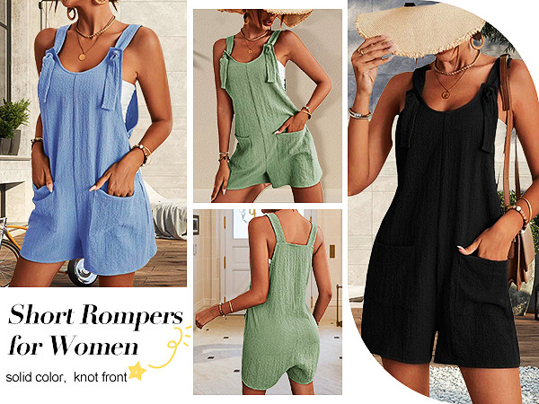 shorts overalls for women