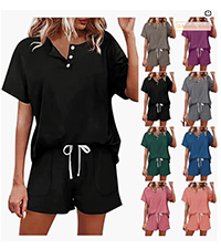 Women''s Short Sleeve Sweatsuits 