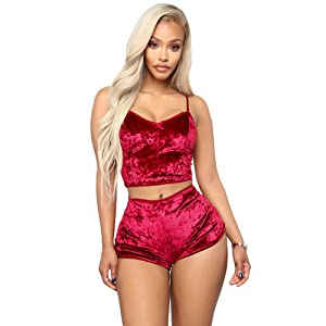 Pajamas Womens Sexy Lingerie Satin Sleepwear Cami Shorts Set Nightwear