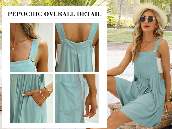  Sleeveless Adjustable Rompers