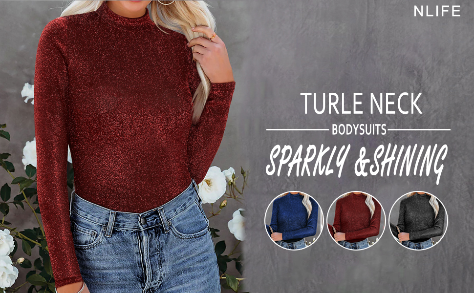 Mock Turtle Neck Bodysuits