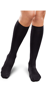 Ease Opaque Women&#39;s Knee High Support Stockings - Firm (30 40mmHg)