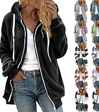 sherpa jacket women with hood