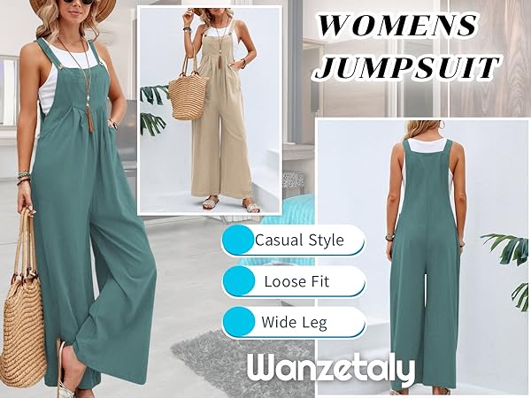 Wide Leg Jumpsuits