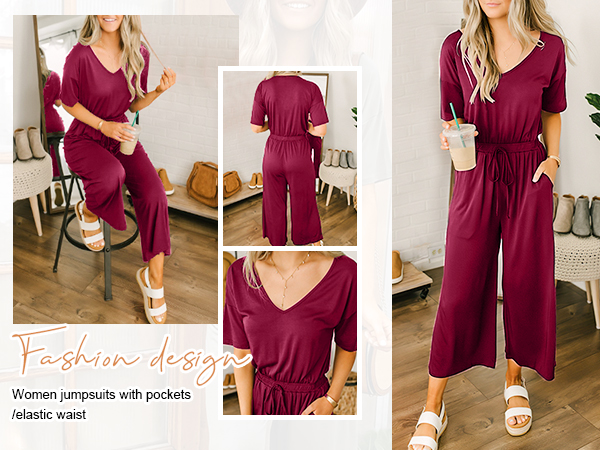 Wide Leg Jumpsuits 