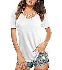  Short Sleeve T Shirts for Women 2024 Summer