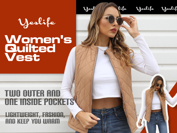 womens vests fashion casual