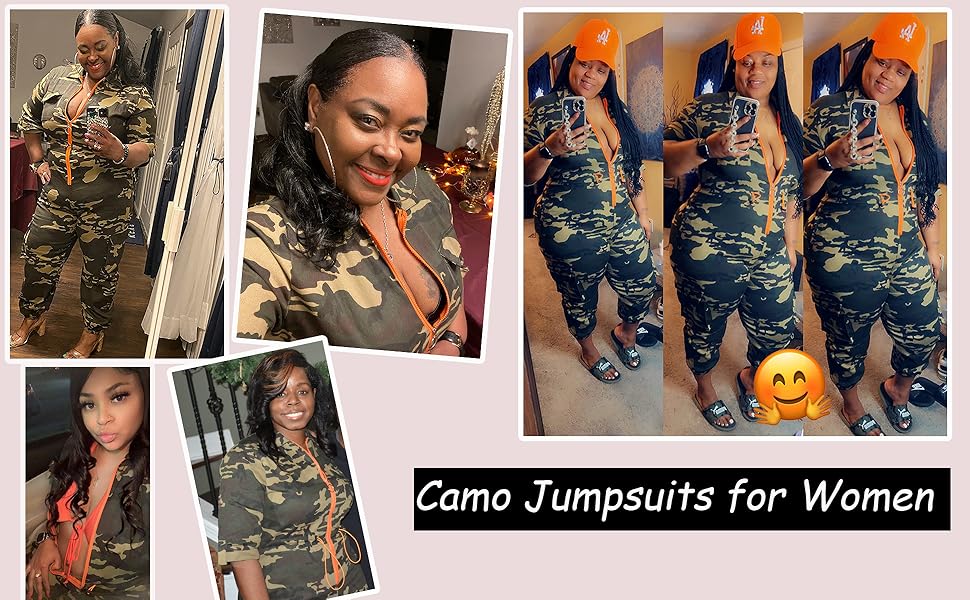 Camo Jumpsuits for Women