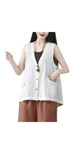 Linen Vest