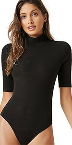 Mock Neck Bodysuit