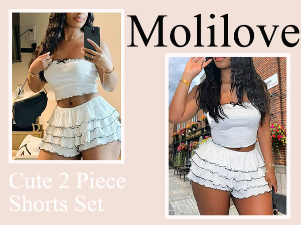 2 piece short set