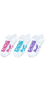 Wrangler Womens Western Floral Pattern Seamless Cushion Sport Low Cut Socks 3 Pair Pack