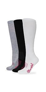 Wrangler Women''s Ladies Western Boot Socks 3 Pair Pack