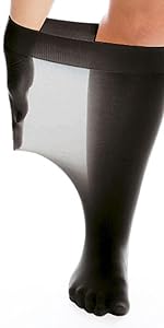 Our All Woman Super Wide 120 denier knee highs