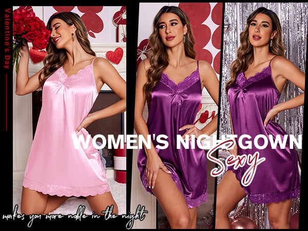 Chemise Nightgown for Women