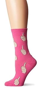 middle finger socks