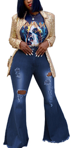 Bell Bottom Jeans For Women