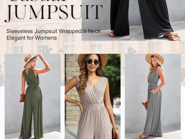 sleeveless jumpsuit