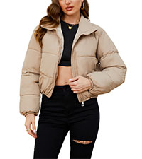 Yimoon Cropped Puffer Jacket