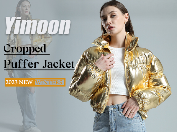 Yimoon Shiny Puffer Jacket