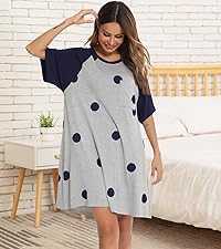 Dot Pint nightgowns for women