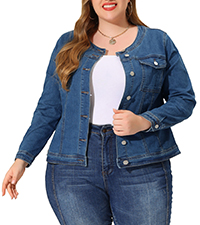 Collarless Denim Jackets