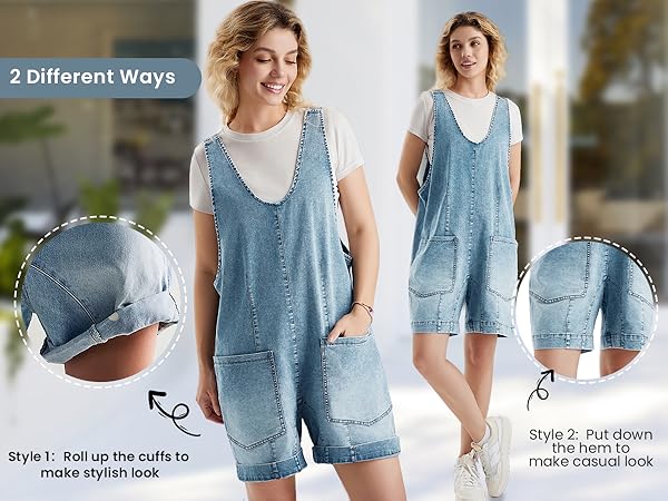 Casual Jumpsuit Shortalls