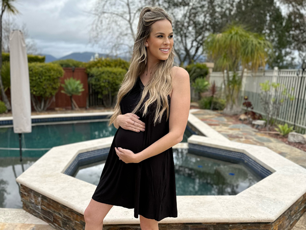 roomy  pregnant dress