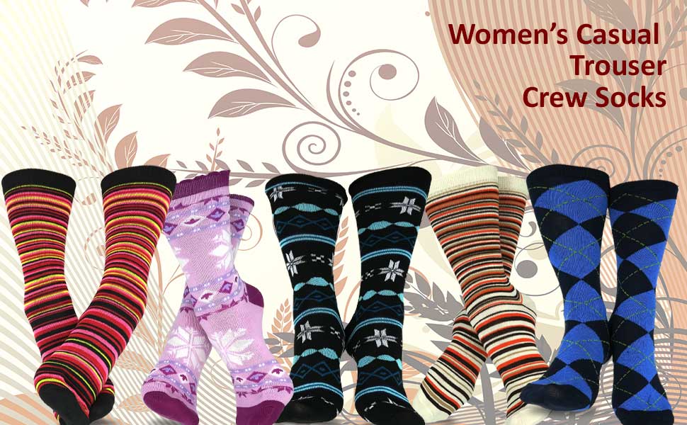 Casual Crew Socks for Women