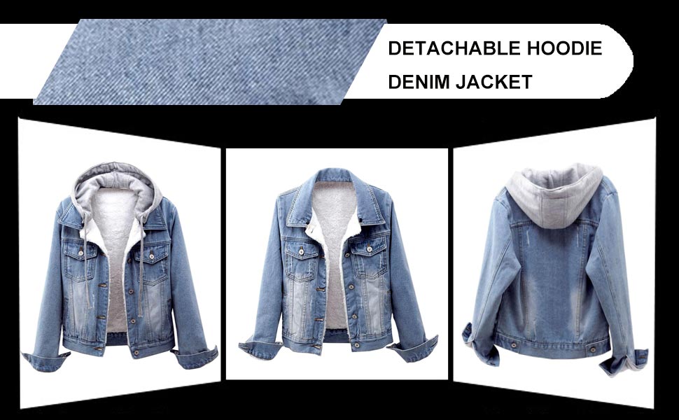 fleece denim jacket