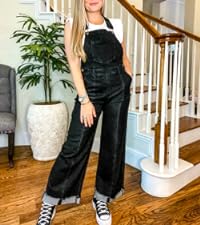 Wide Leg Bib Overalls