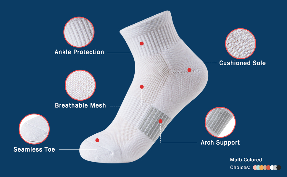 women athletic socks