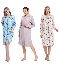 Women flannel nightshirts