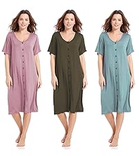 Women button nightshirts