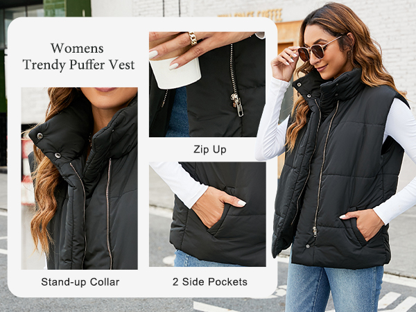 puffer vest women