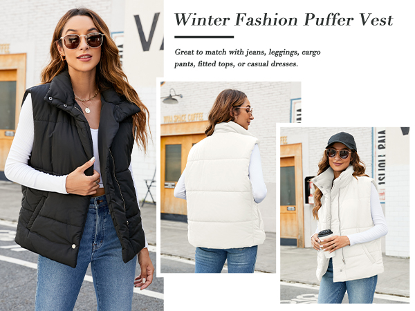 puffer vest women