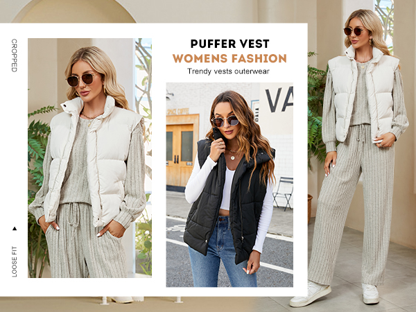 puffer vest women